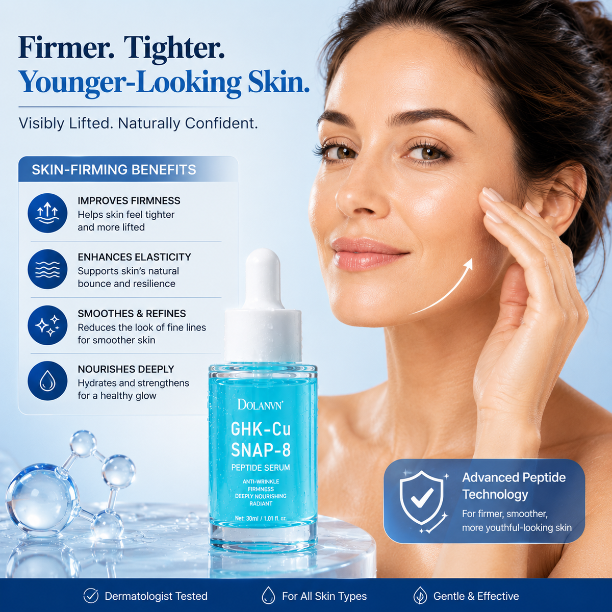 BlueGlow™ Peptide Serum